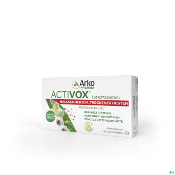 Activox comp maux de gorge comp a sucer 24