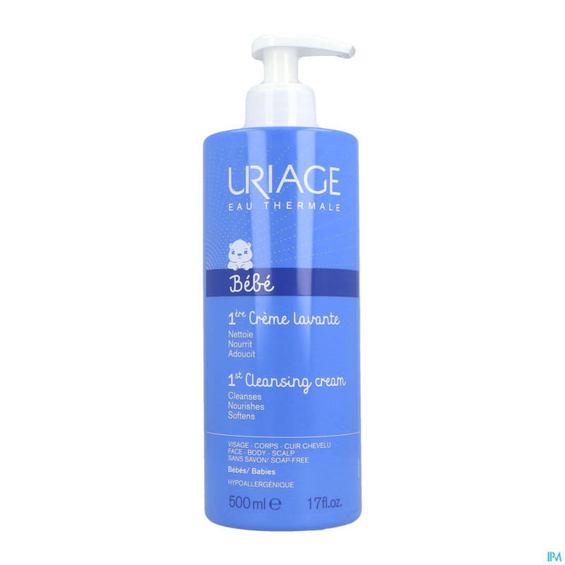 Uriage thermale creme lavante bebe s/savon 500ml