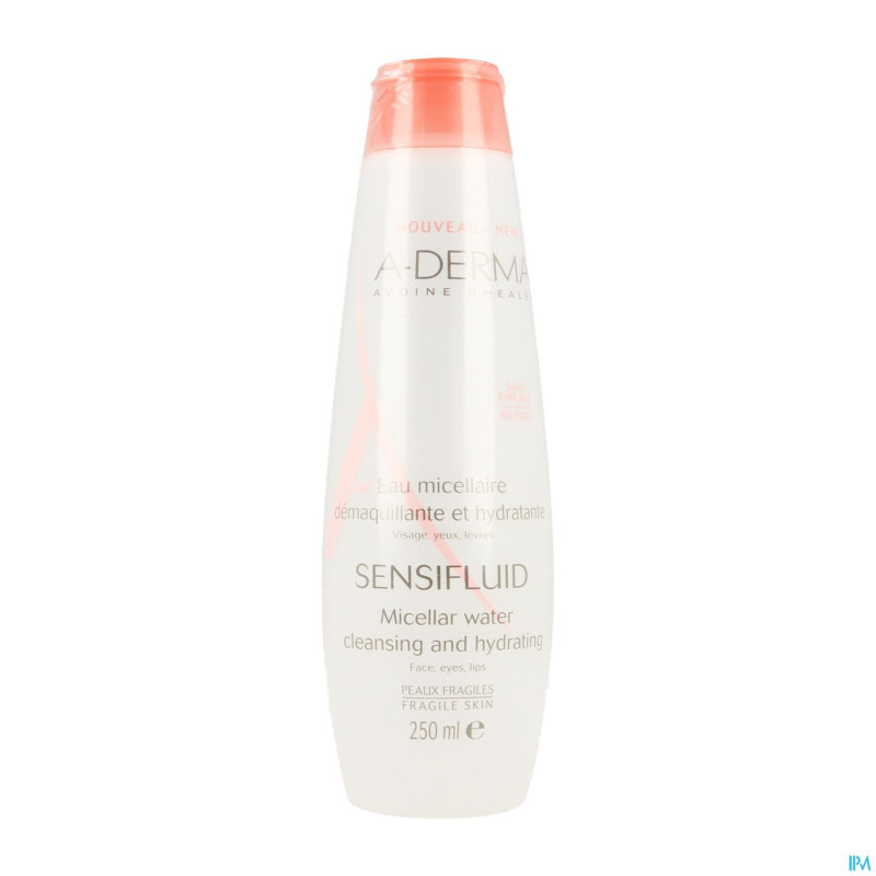 Aderma sensifluid eau micellaire nf 250ml