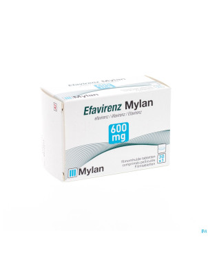 Efavirenz mylan 600 mg comp pell  30 x 600 mg