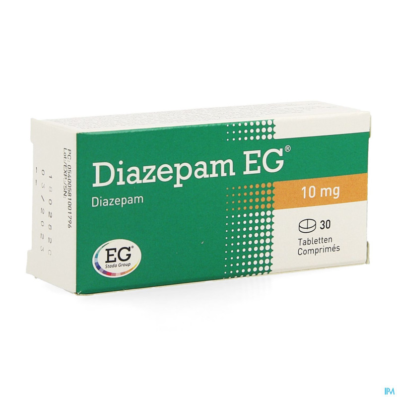 Diazepam eg comp 30x10mg
