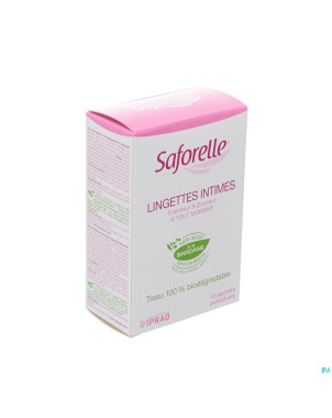 Saforelle lingettes intimes sach individuel 10