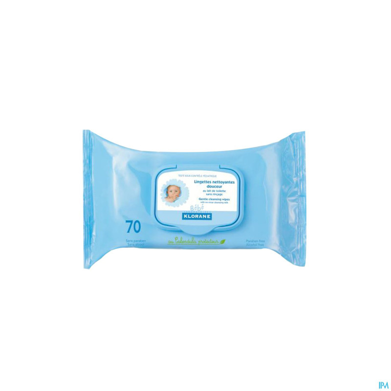 Klorane bb lingettes biodegradable    70