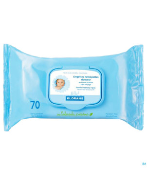 Klorane bb lingettes biodegradable    70