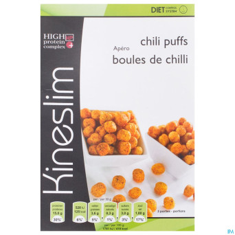 Kineslim apero boules chili   3x30g