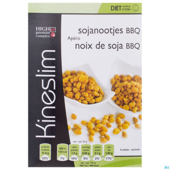 Kineslim apero noix soja bbq  4x30g