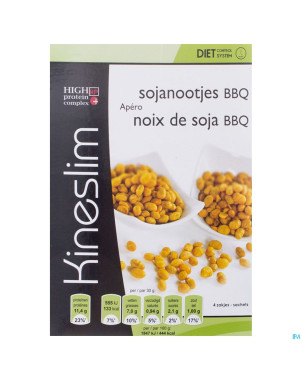 Kineslim apero noix soja bbq  4x30g