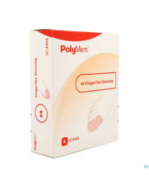 Polymem doigt/orteil dressing ster 77-87mm 6