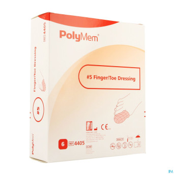 Polymem doigt/orteil dressing ster 87-97mm 6