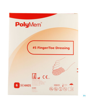 Polymem doigt/orteil dressing ster 87-97mm 6