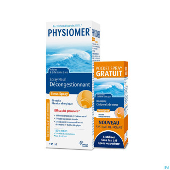 Physiomer sinus 135ml + 20ml gratuit