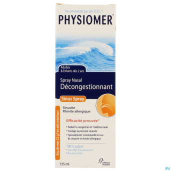 Physiomer sinus 135ml + 20ml gratuit