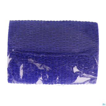 Bande cohesive bleu 7,5cmx4,5m    covarmed