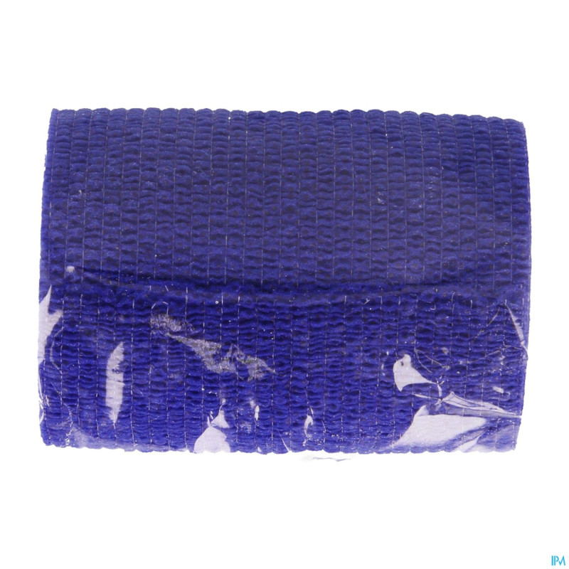 Bande cohesive bleu 7,5cmx4,5m    covarmed