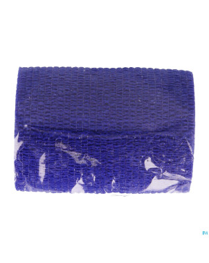 Bande cohesive bleu 7,5cmx4,5m    covarmed