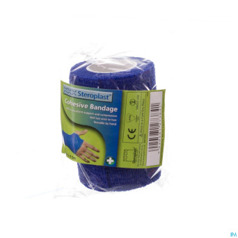 Bande cohesive bleu 7,5cmx4,5m    covarmed