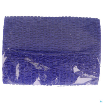 Bande cohesive bleu 7,5cmx4,5m    covarmed