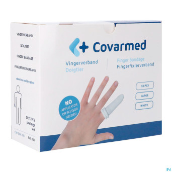 Finger bob large blanc 50    covarmed