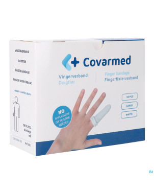 Finger bob large blanc 50    covarmed