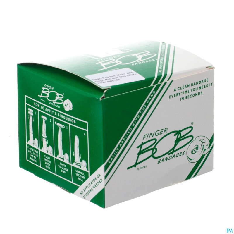 Finger bob medium bleu  100    covarmed