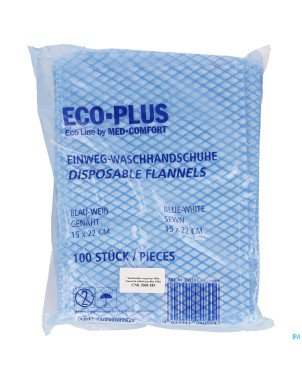 Gants de toilette jetables 100    covarmed