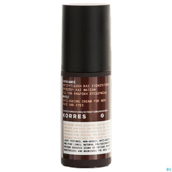 Korres kme creme a/age homme erable vis.-yeux 50ml