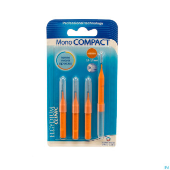 Elgydium clinic monocompact brosse interd.orange 4