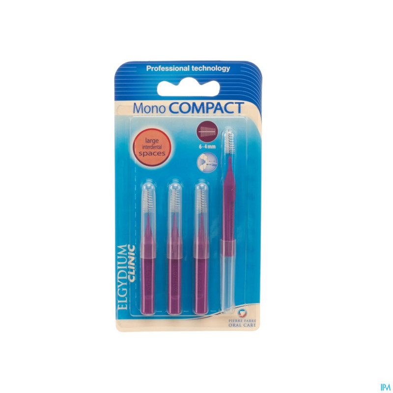 Elgydium clinic monocompact brosse interd.purpre 4