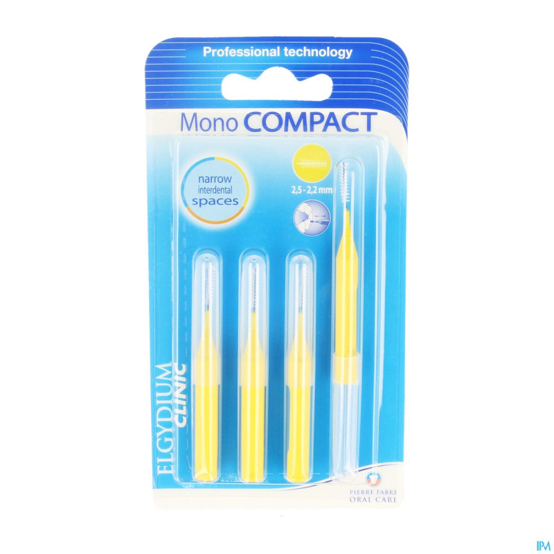 Elgydium clinic monocompact brosse interd.jaune  4