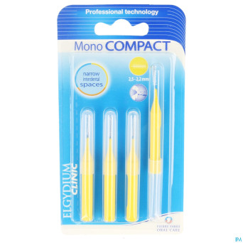 Elgydium clinic monocompact brosse interd.jaune  4