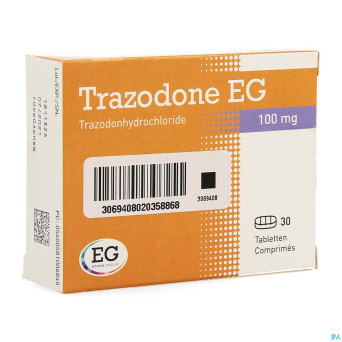 Trazodone eg tabl  30 x 100 mg