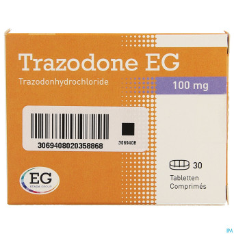 Trazodone eg tabl  30 x 100 mg