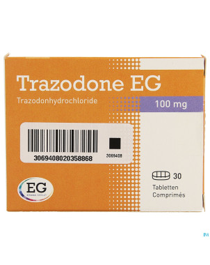 Trazodone eg tabl  30 x 100 mg