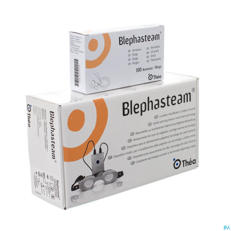 Blephasteam lunettes chauffantes + 100 anneaux