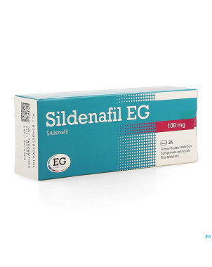 Sildenafil eg 100 mg tabl pell 24 x 100 mg