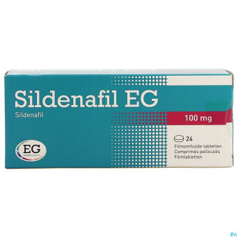 Sildenafil eg 100 mg tabl pell 24 x 100 mg
