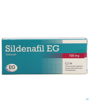Sildenafil eg 100 mg tabl pell 24 x 100 mg