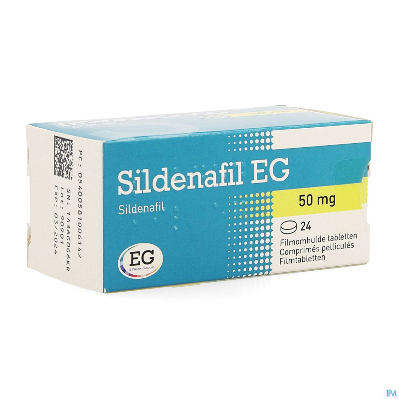 Sildenafil eg  50 mg comp pell 24 x  50 mg