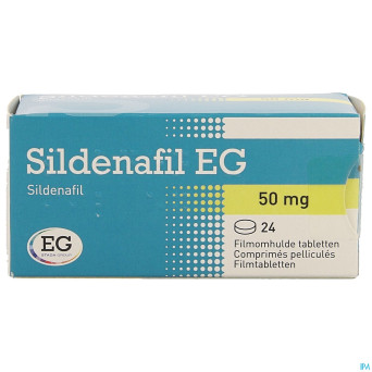 Sildenafil eg  50 mg comp pell 24 x  50 mg