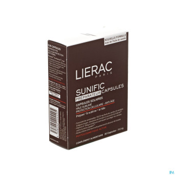 Lierac sunific preparateur bronzage caps 30
