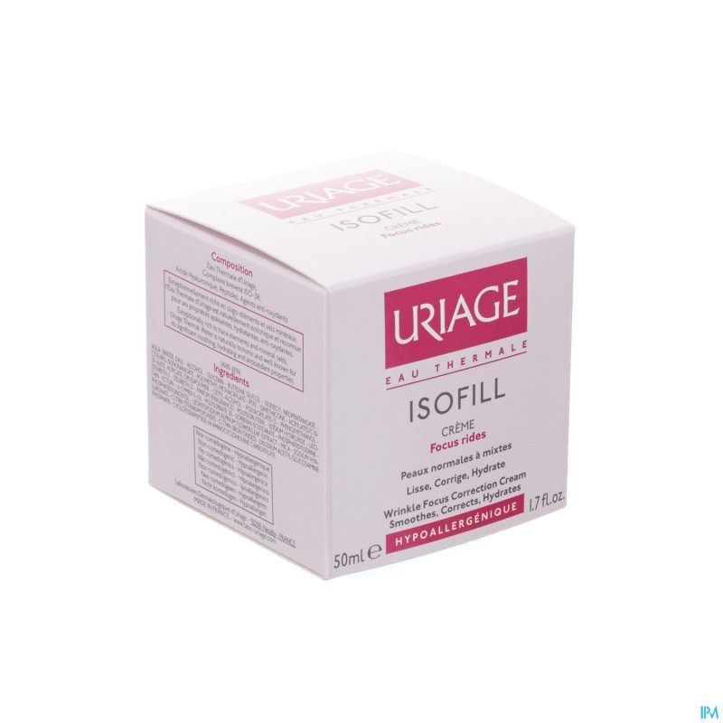 Uriage isofill creme focus rides pn-ps nf pot 50ml