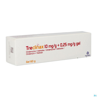 Treclinax 10mg/g + 0,25mg/g gel tube 60g