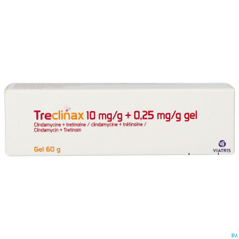 Treclinax 10mg/g + 0,25mg/g gel tube 60g