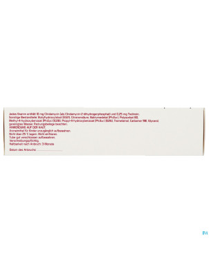 Treclinax 10mg/g + 0,25mg/g gel tube 60g