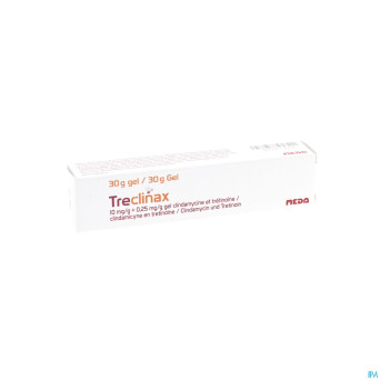 Treclinax 10mg/g + 0,25mg/g gel tube 30g