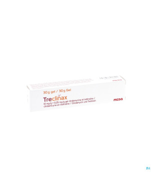 Treclinax 10mg/g + 0,25mg/g gel tube 30g