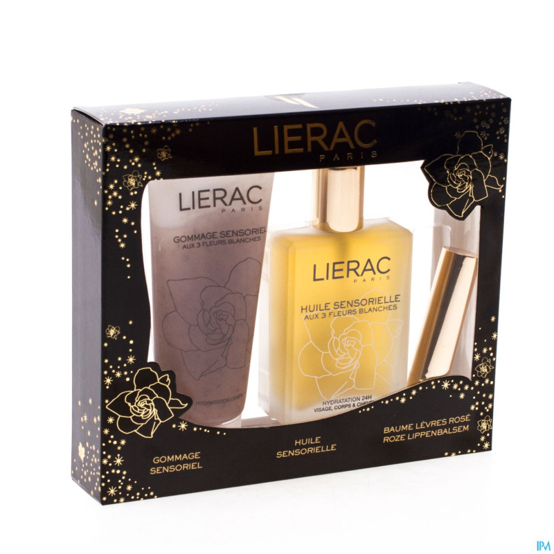 Lierac coffret huile sensorielle 3 produits