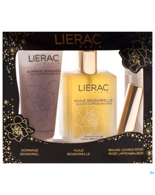 Lierac coffret huile sensorielle 3 produits