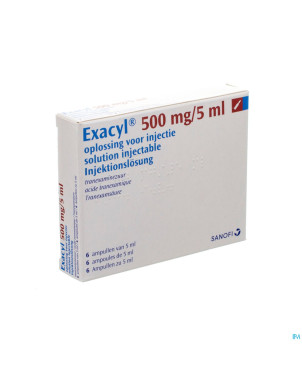 Exacyl amp inj 6x500mg/5ml