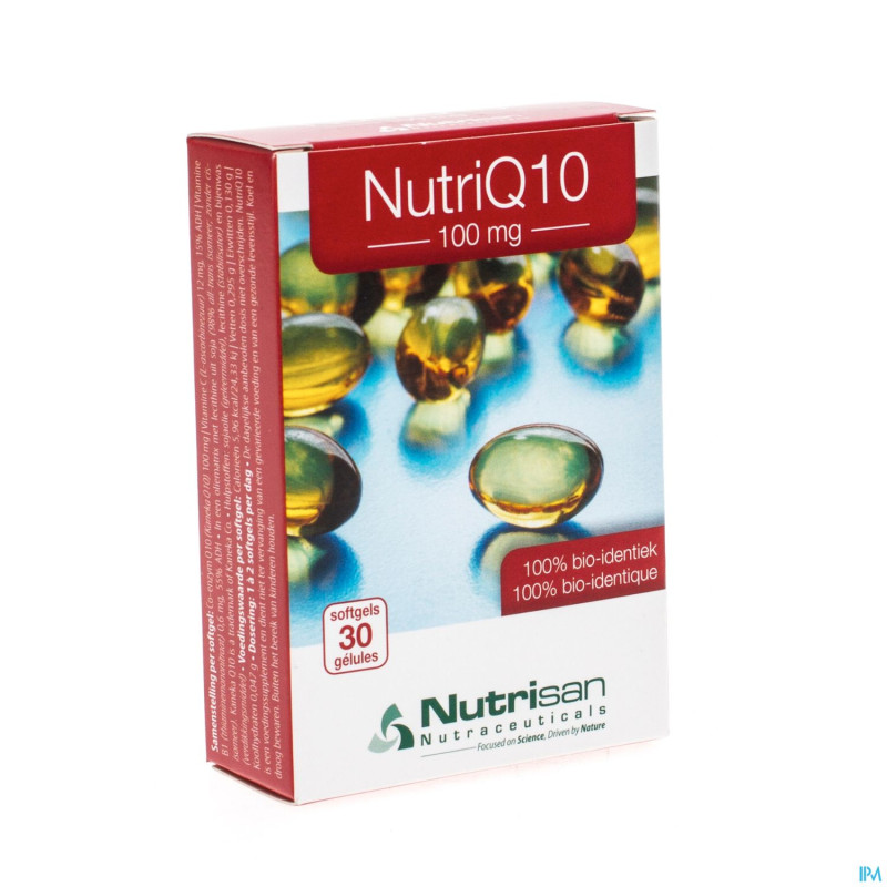 Nutri q10 100mg nf    softgels  30    nutrisan